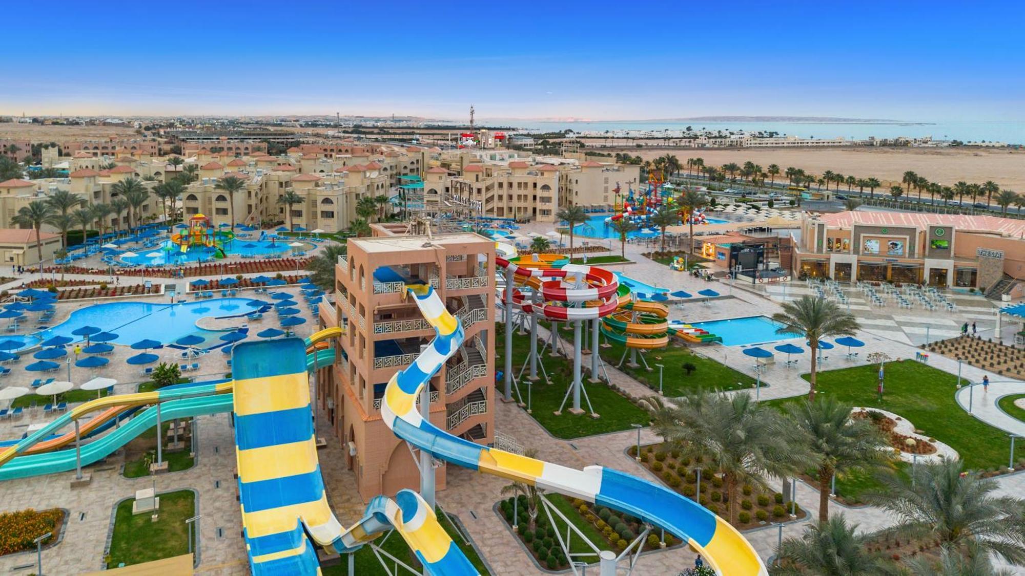 อัลบาทรอส อะควอร์ พาร์ค Hotel ฮูร์กาดา ภายนอก รูปภาพ